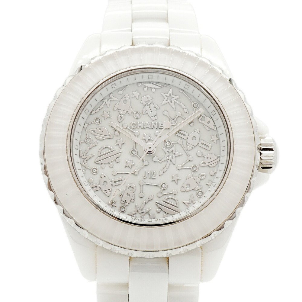 Chanel J12 Cosmic H7990 White Dial Women's Watch